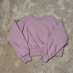 Pink, Crop sweatshirt. size S, Old Navy
